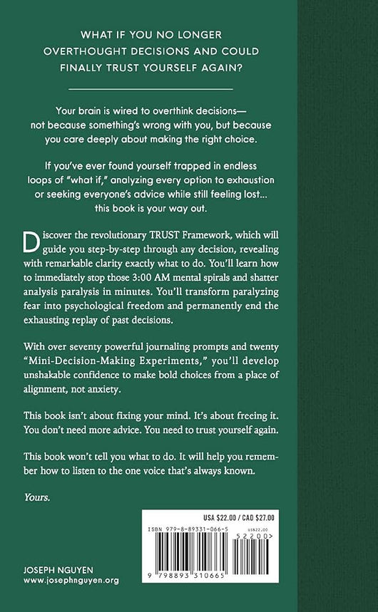 The Overthinker's Guide to Making Decisions